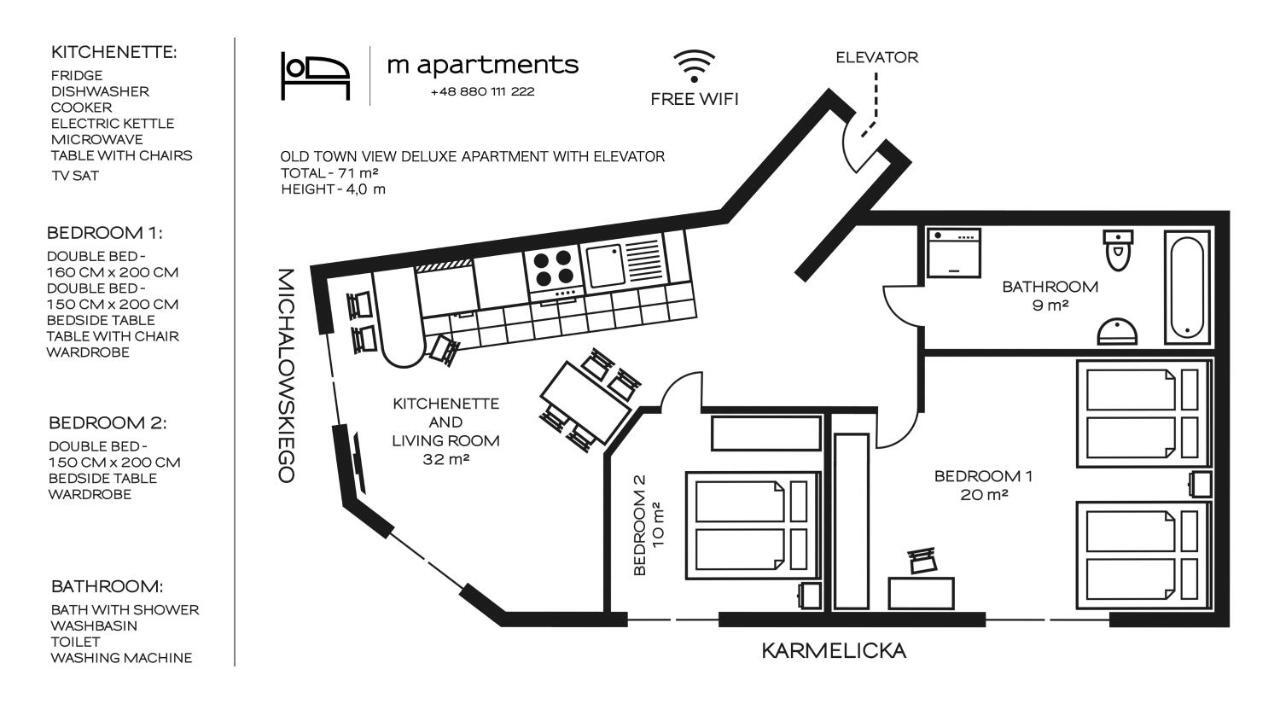 M Apartments Краків Екстер'єр фото